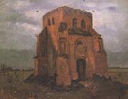 Vincent Van Gogh The Old Cemetery Tower at Nuenen (nn04) Germany oil painting reproduction